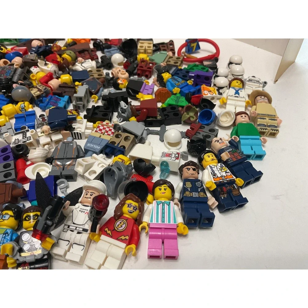 LEGO Minifigure Lot 11oz Assorted Figures Batman Spider-Man Star Wars Ninjago